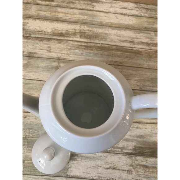 American Atelier Noel Christmas Teapot Gold Trim Holiday Porcelain 3398 - Picture 8 of 13